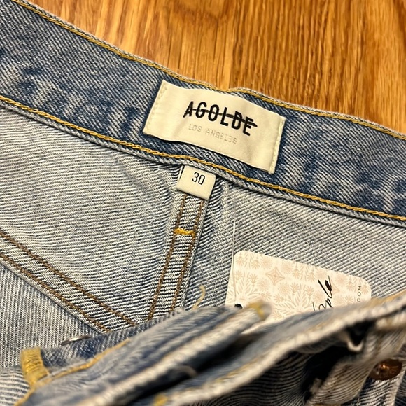 NWT AGOLDE Parker Vintage Cut Off Shorts Size 30 - Picture 10 of 17